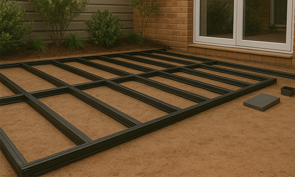 composite decking subframe