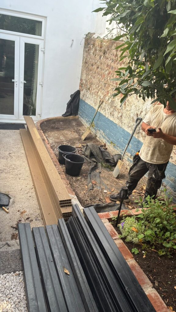 CLADCO DECKING COMPOSITE SUBFRAME BRIGHTON SUSSEX DECKING