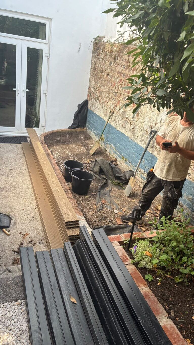 CLADCO DECKING COMPOSITE SUBFRAME BRIGHTON SUSSEX DECKING